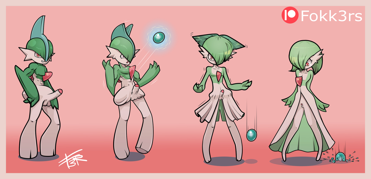 gallade,gardevoir,male gardevoir HentaiTrap