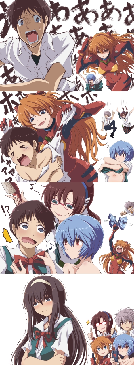 asuka-langley-sohryukaworu-nagisamakinami-mari-illustriousrei-ayanamishinji-ikari