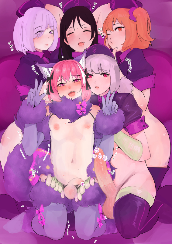 hakidamari (pixiv20168333)astolfo (fate),character request,florence nightingale (fate),florence nightingale (trick or treatment) (fate),florence nightingale (trick or treatment) (fate) (cospl