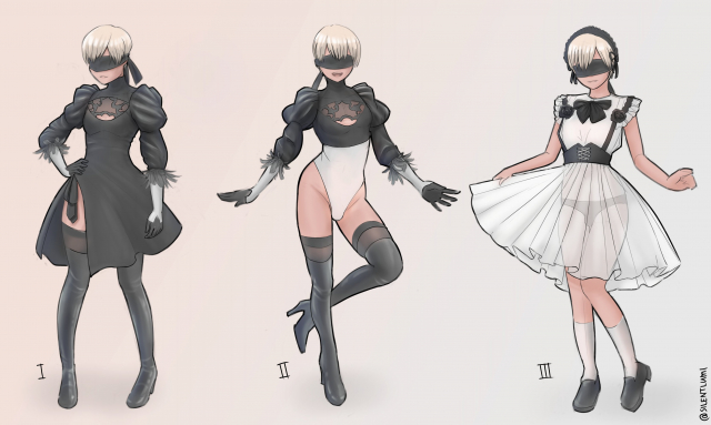 yorha 2b (cosplay),yorha 9s