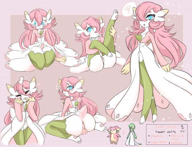 audino,fan character,gardevoir,male gardevoir,pokémon (species)