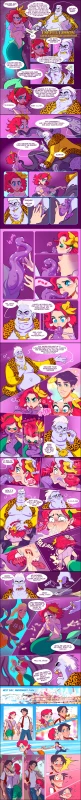 ariel,prince eric,ursula