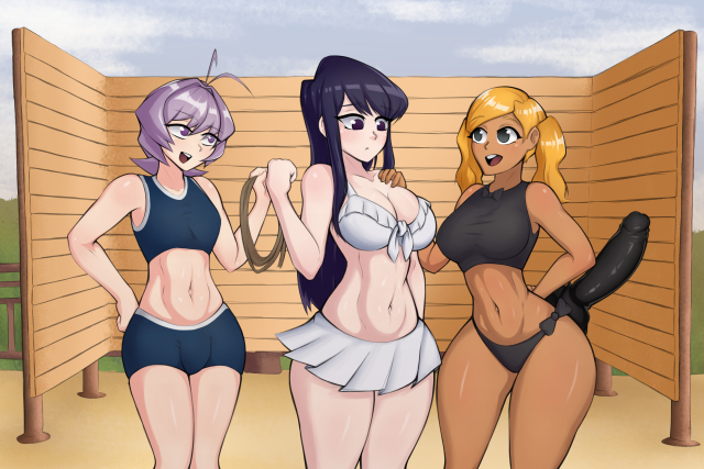 komi shouko,manbagi rumiko,osana najimi