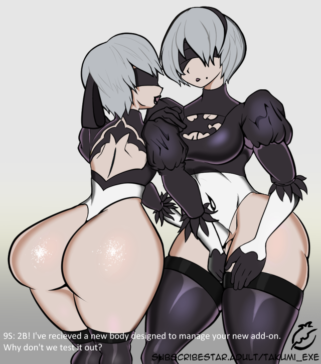 yorha 2b,yorha 9s