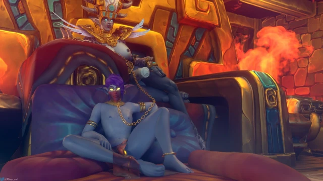 night elf,zandalari troll