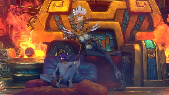 night elf,zandalari troll