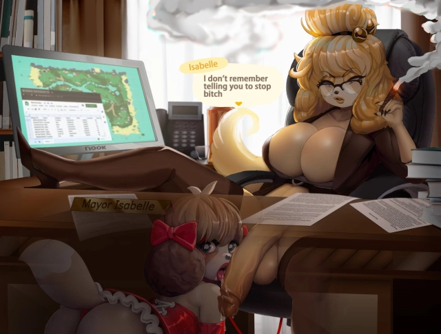 digby (animal crossing),isabelle (animal crossing)