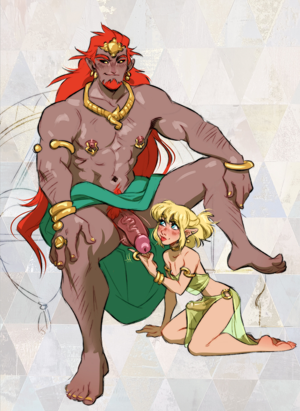 ganondorf,link