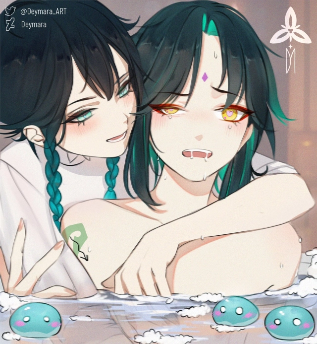 venti (genshin impact),xiao (genshin impact)