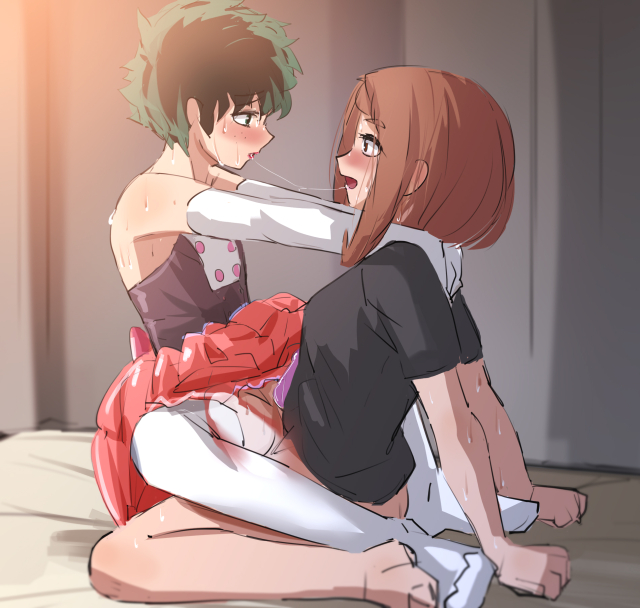 izuku midoriya,ochako uraraka