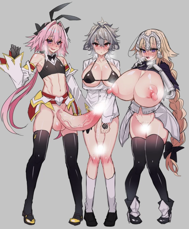 astolfo (fate),jeanne d'arc (fate),sieg (fate apocrypha)