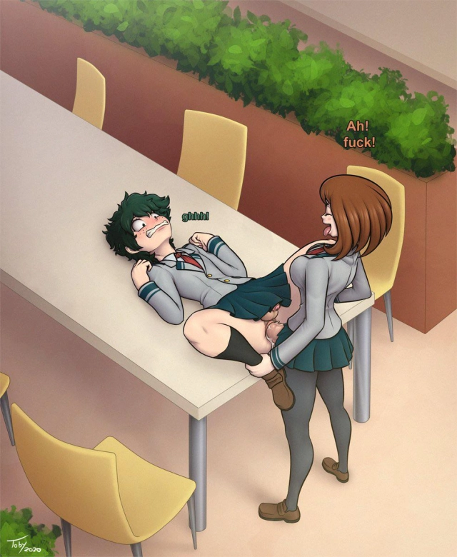 izuku midoriya,ochako uraraka