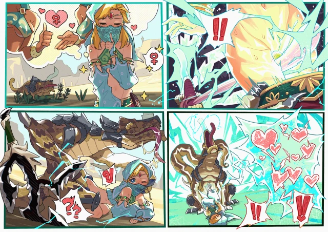 gerudo link,link,lizalfos